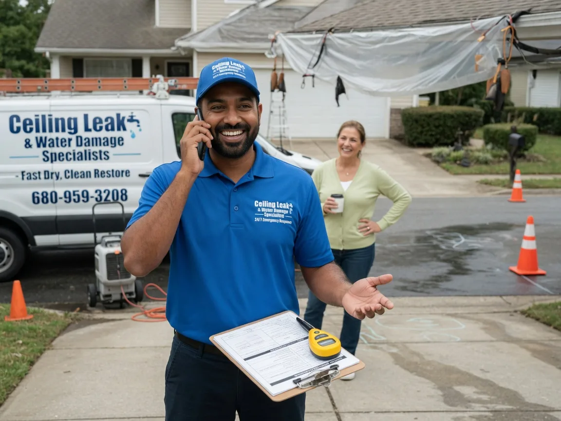 Ceiling Leak Cleanup Eagle, NE FAQs
